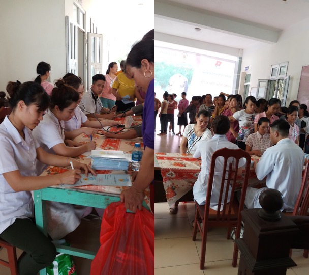 Đoàn thanh niên Bệnh viện 19-8 khám bệnh tình nguyện, trao quà, cấp phát thuốc miễn phí tại Giao Thuỷ, Nam Định