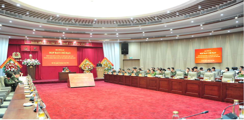 Xây dựng hình ảnh đẹp của lực lượng Công an nhân dân Việt Nam trong tham gia các hoạt động gìn giữ hoà bình