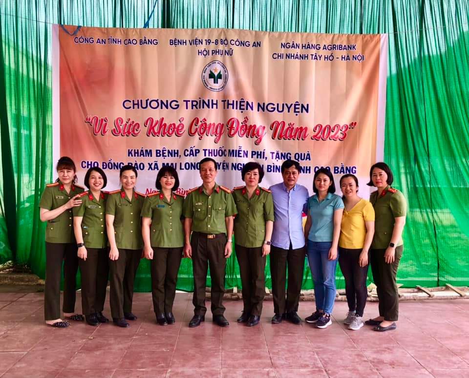 Bệnh viện 19-8 tổ chức Chương trình thiện nguyện "Vì sức khỏe cộng đồng năm 2023" tại tỉnh Cao Bằng