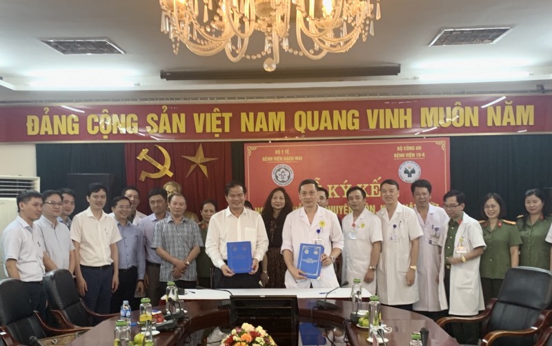 Bệnh viện 19-8 và Bệnh viện Bạch Mai ký kết hợp tác, hỗ trợ phát triển chuyên môn kỹ thuật giai đoạn 2022 -2025