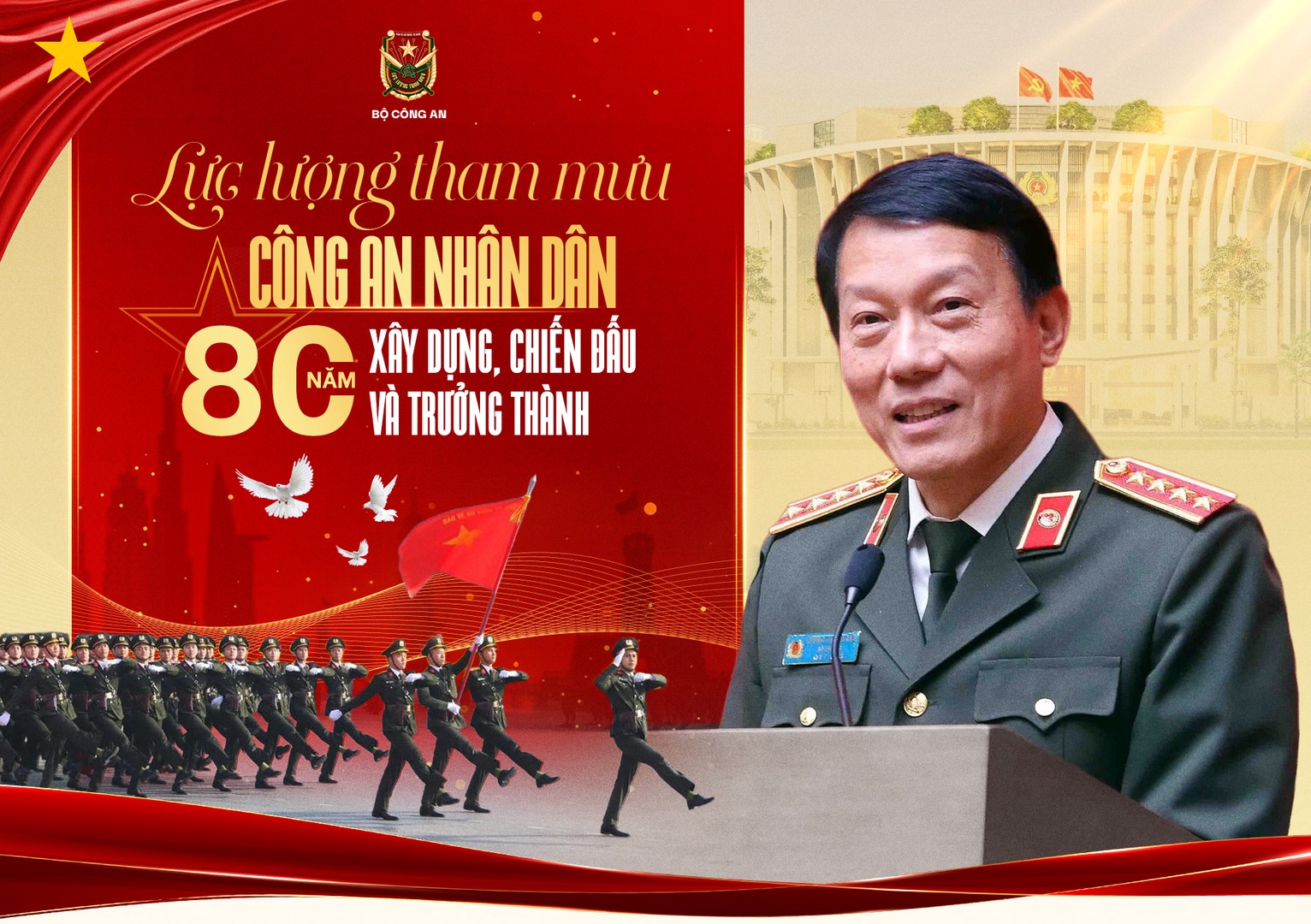 Lực lượng Tham mưu Công an nhân dân - 80 năm xây dựng, chiến đấu và trưởng thành